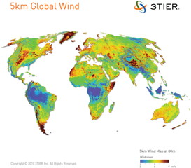 3TIER: 5km Global Wind