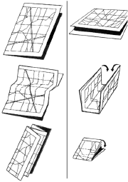 Map folding techniques