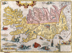 Bishop Gudbrandur Thorlaksson's map of Iceland (1590)