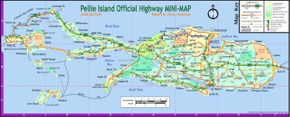 Map of Pellie Island by Adrian Leskiw