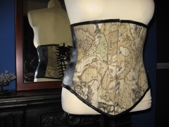 Map corset by ProfMaelstromme