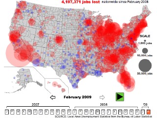 Slate U.S. unemployment map (screenshot)