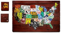 Licence plate map