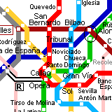 Section of Urbanrail.net's Madrid map